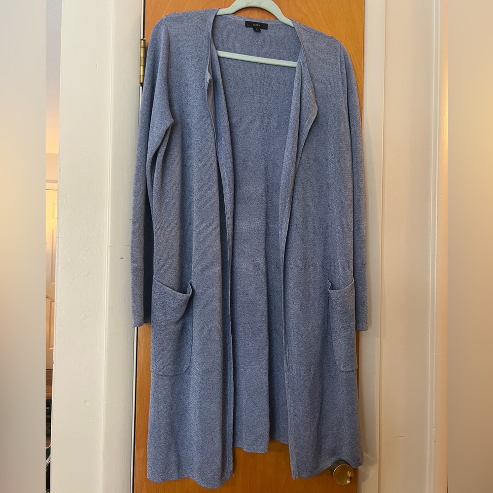 J. Crew Blue Duster